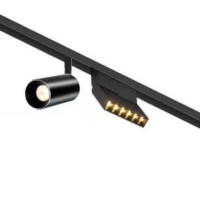 48V चुंबकीय ट्रैक लाइट सिस्टम रेल स्मार्ट डिम करने योग्य TUYA एपीपी नियंत्रण ज़ूम करने योग्य एलईडी ट्रैक चुंबकीय स्पॉट लाइट