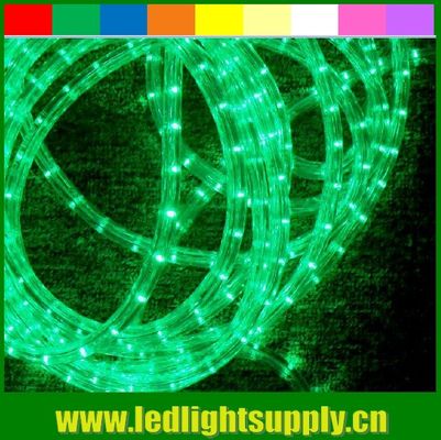 पनरोक IP65 एलईडी रस्सी प्रकाश 1/2'' 2 तार 220v बहुरंगी duralight