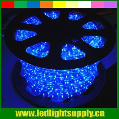 नीली आउटडोर सजावट प्रकाश 2 तार 12/24V एलईडी रस्सी फ्लेक्स प्रकाश
