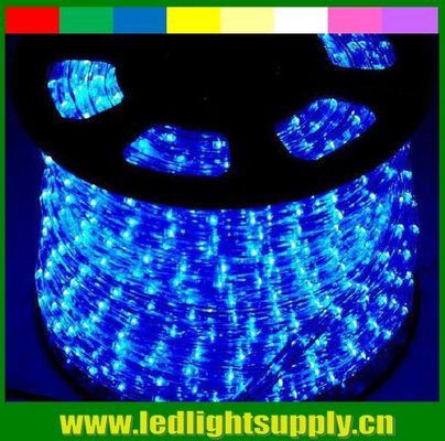 नीली जलरोधक एलईडी पट्टी रोशनी 2 तार एलईडी क्रिसमस रस्सी प्रकाश