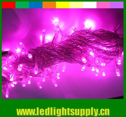 2016 नई आरजीबी रंग बदलने वाले एलईडी क्रिसमस पर्दे रोशनी 24V 100 एलईडी