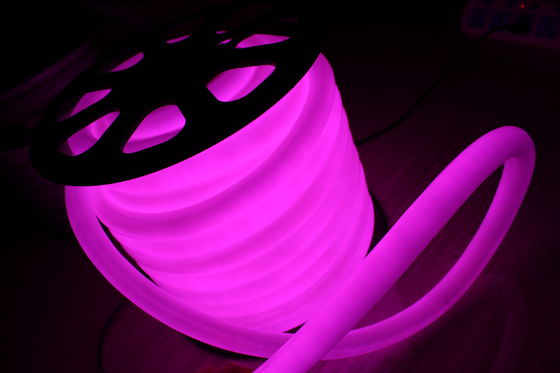 220v बैंगनी 360 डिग्री गोल 100LEDs/m led neon flex light for building