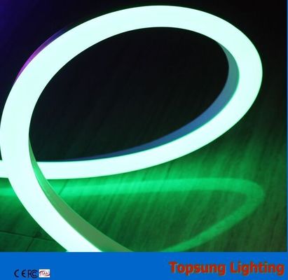 पोर्टेबल आउटडोर 12 वी हरे रंग के दो तरफा एलईडी नीयन लचीला रोशनी