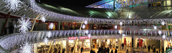 थोक बिक्री 24V क्रिसमस रोशनी इमारतों के लिए बर्फ की रोशनी