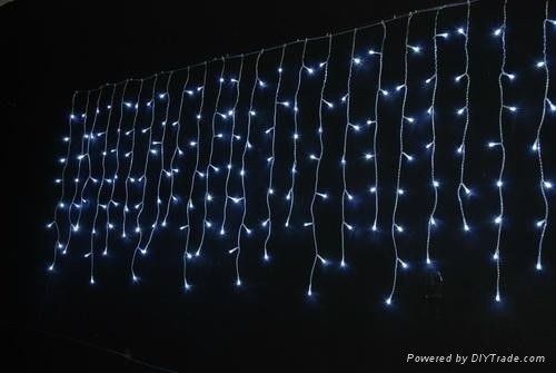 2016 नए डिजाइन 240V क्रिसमस रोशनी जलरोधक आउटडोर भवनों के लिए बर्फ की रोशनी