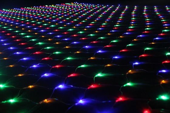 2016 नए डिजाइन 240V क्रिसमस रोशनी एलईडी तारों सजावटी इमारतों के लिए नेट रोशनी