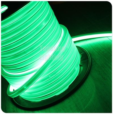 डीसी 12V एलईडी नीयन फ्लेक्स 16x16 मिमी वर्ग फ्लैट रस्सी प्रकाश 120SMD/M हरे रंग की बाहरी सजावट प्रकाश