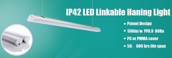 उच्च गुणवत्ता के साथ 2017 नई 2F 20W एलईडी रैखिक निलंबन प्रकाश व्यवस्था जुड़ने योग्य एलईडी प्रकाश
