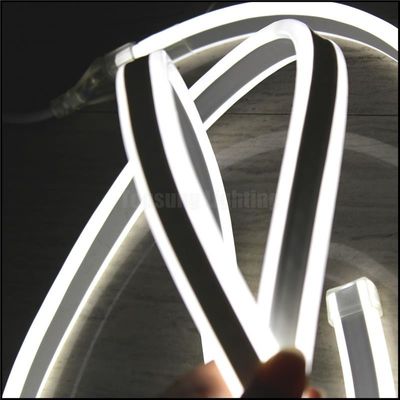 गर्म बिक्री नीयन प्रकाश 24v डबल पक्ष सफेद एलईडी नीयन सजावट के लिए लचीला रस्सी
