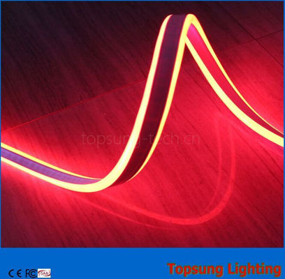 100 मीटर लाल मिनी एलईडी रस्सी पट्टी 110V 8.5*18mm 4.5w एलईडी दो तरफा लचीला नीयन प्रकाश