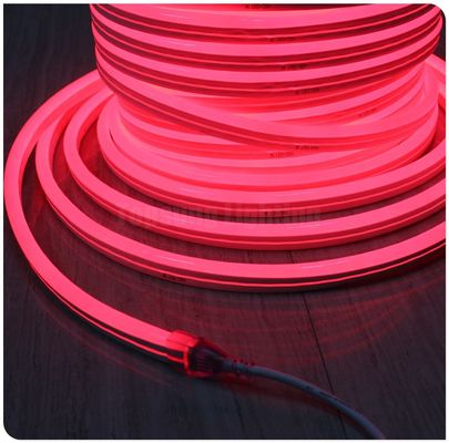 उच्च गुणवत्ता SMD2835 फ्लेक्स एलईडी नीयन रोशनी पट्टी 24V नीयन लचीला ट्यूब अल्ट्रा पतला 11x18 मिमी लाल रंग जैकेट पीवीसी