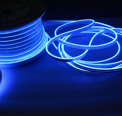 उच्च चमक मानक और मिनी नीयन जलरोधक एलईडी लचीला प्रकाश, एलईडी नीयन प्रकाश 6W/m नीला