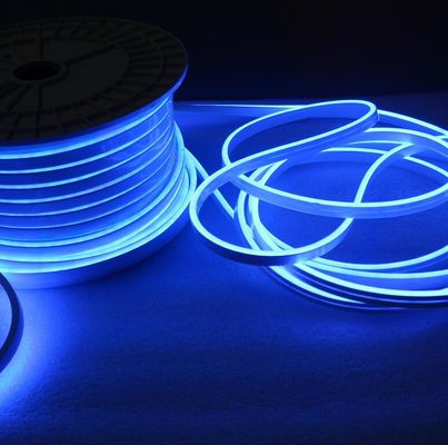 उच्च चमक मानक और मिनी नीयन जलरोधक एलईडी लचीला प्रकाश, एलईडी नीयन प्रकाश 6W/m नीला
