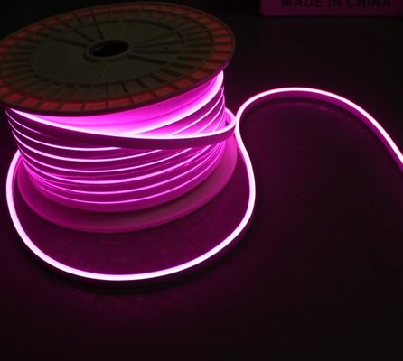 उच्च गुणवत्ता कस्टम साइन 12V जलरोधक सूक्ष्म आकार 5 मिमी एलईडी नीयन प्रकाश लचीला रस्सी रोशनी गुलाबी बैंगनी