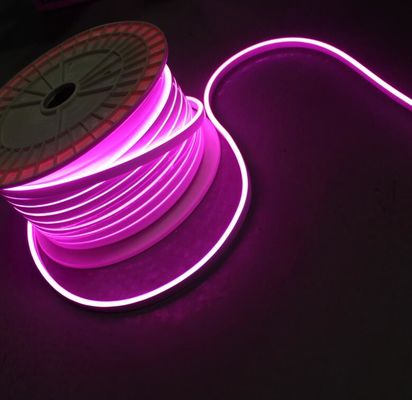 12v 6mm गुलाबी नीयन लचीला एलईडी स्ट्रिप्स मिनी लचीला एलईडी नीयन रस्सी प्रकाश