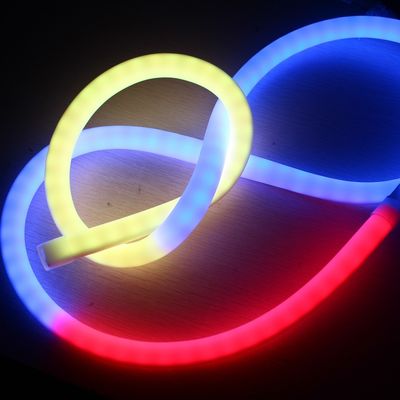 उच्च गुणवत्ता DMX आरजीबी लचीला एलईडी नीयन पिक्सेल सपना रंग प्रकाश ट्यूब 360 डिग्री गोल पट्टी