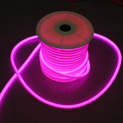 60 फीट रंग बदलने वाली एलईडी नीयन रस्सी प्रकाश 360 आरजीबी संबोधित नरम ट्यूब