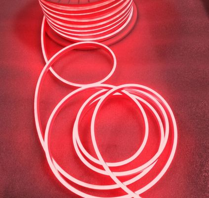 शेन्ज़ेन एलईडी गर्म बिक्री एलईडी नीयन फ्लेक्स प्रकाश मिनी आकार 6 मिमी सिलिकॉन नीयन फ्लेक्स लाल रंग