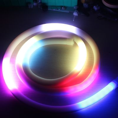 आउटडोर बहु रंग जलरोधक IP65 आरजीबी एलईडी सजावट प्रकाश एलईडी नियोन फ्लेक्स 360 डिग्री स्ट्रिप्स