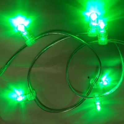कम वोल्टेज प्रकाश हरे रंग के क्रिस्टल एलईडी तारों के लिए ब्रांड 100m 12v परी स्ट्रिंग 666 एलईडी IP67